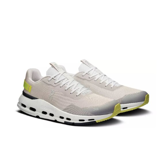 [Sale off] Men's On Cloudnova Form 2 "Pearl/Limelight" Shoes - Picture 1 of 6